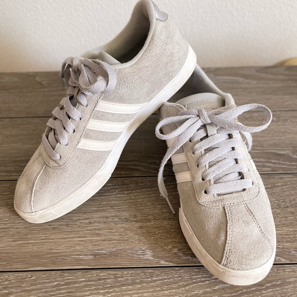 Adidas- casual suede sneakers (Size 7.5)